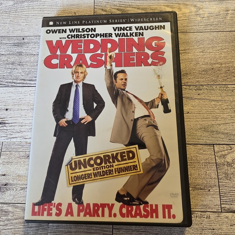 Wedding Crashers DVD 2005 Uncorked Edition Owen Wilson Vince Vaughn Widescreen